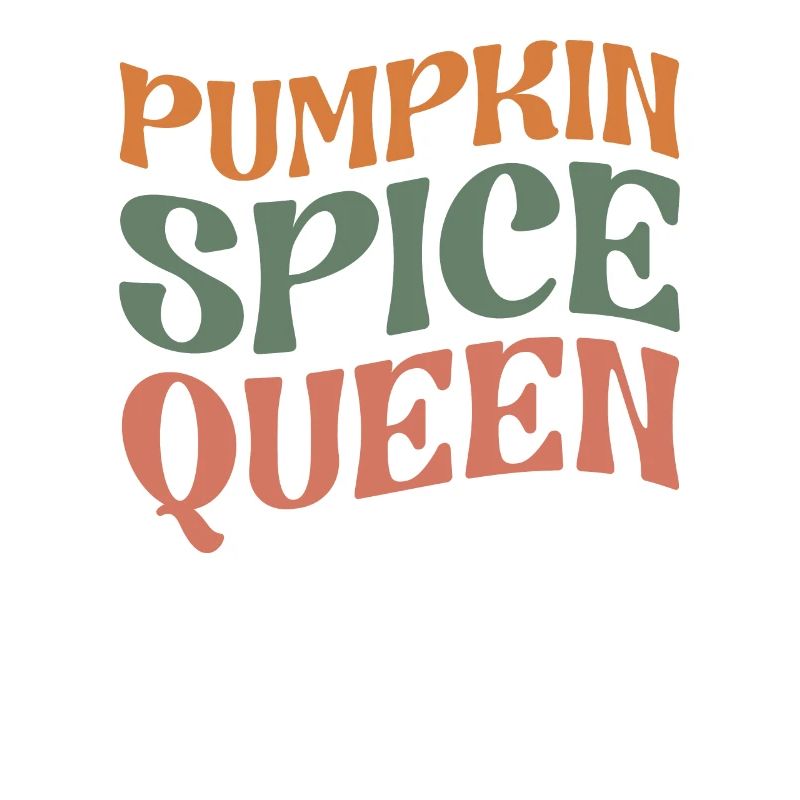 Citrouille Spice Queen PSL Coffee Lover Retro Fall