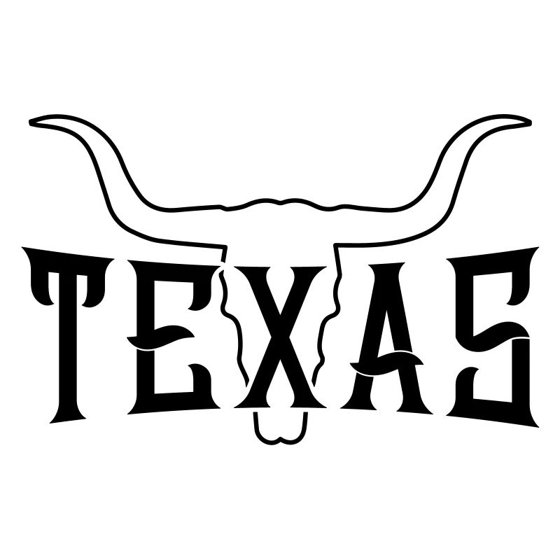 texas bulle symbole squelette