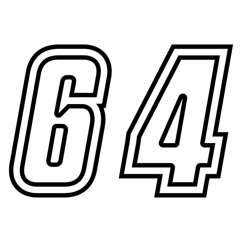64 Numéro de numéro