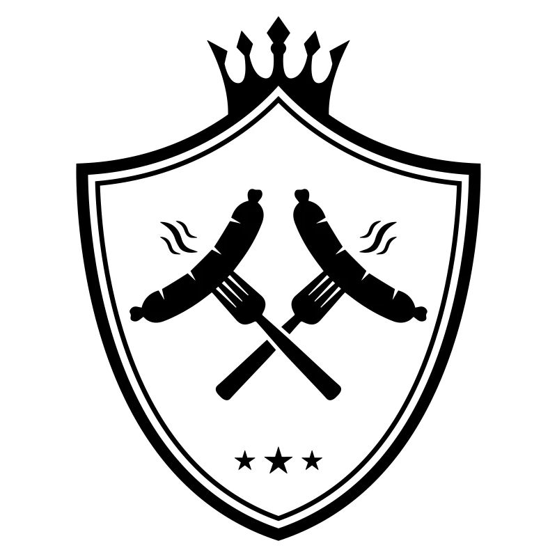 bratwurst symbole blason saucisse currywurst