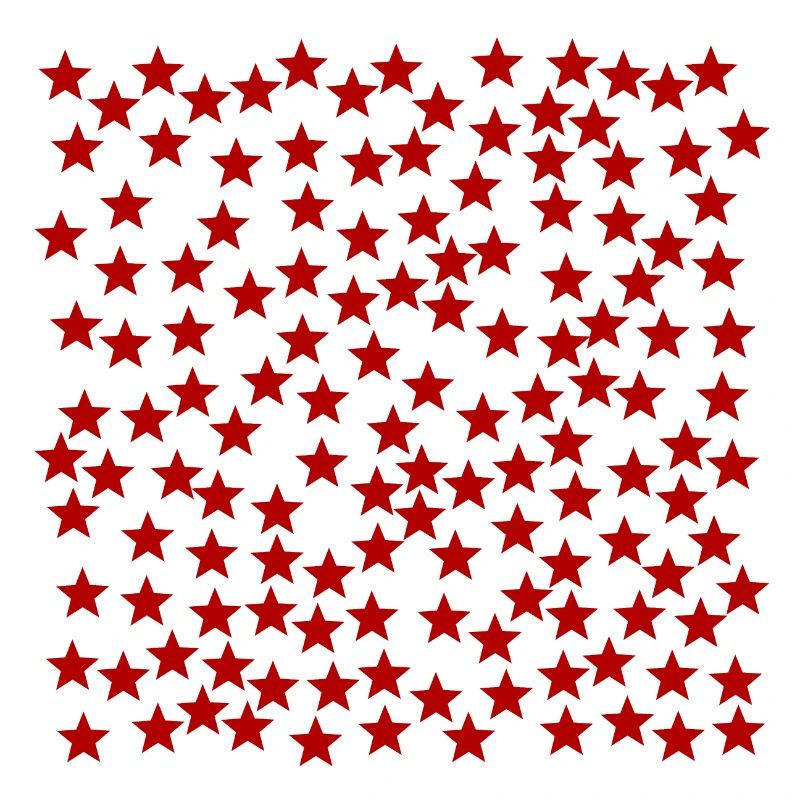 Stjärnor röd presentidé