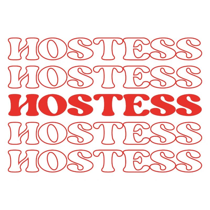 Hôtesse Présentatrice Présentatrice Présentatrice