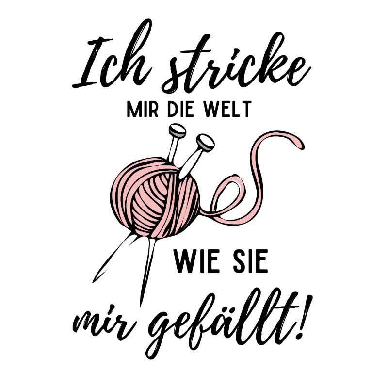 Strickerin Stricken Strickerinnen Geschenk
