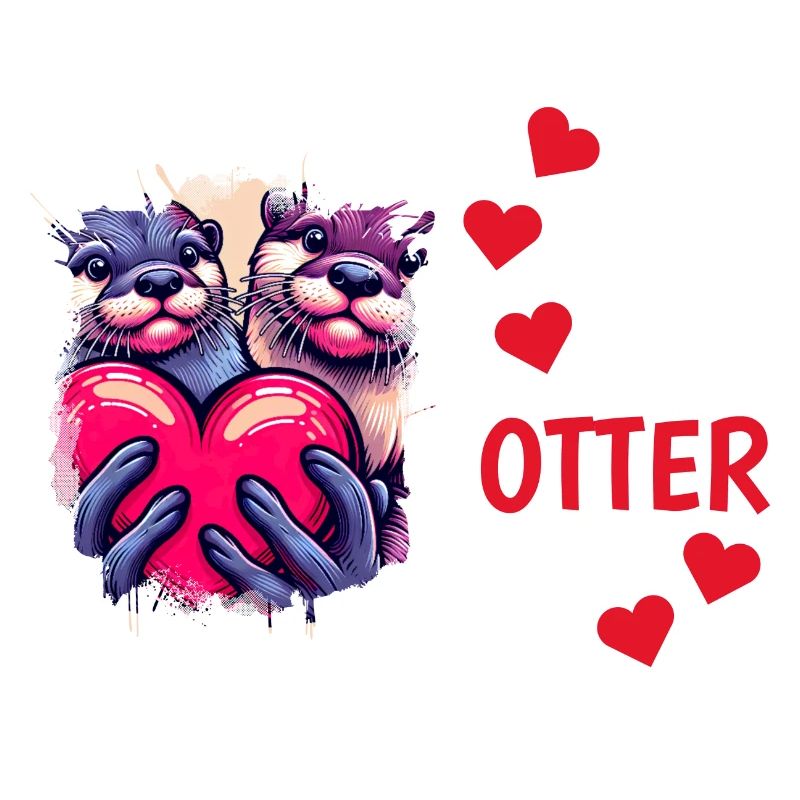 Otter half liebe geschenk