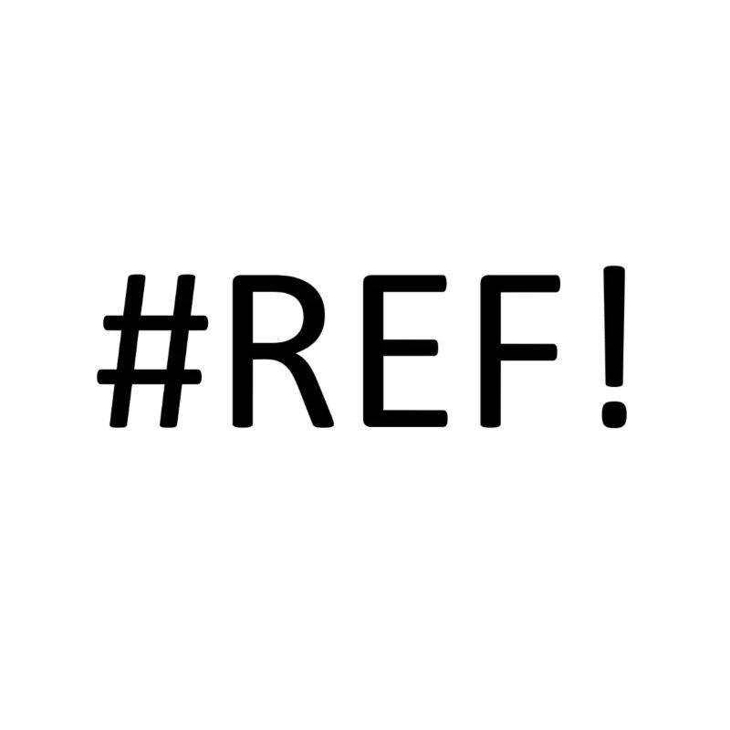 #REF! Excel Error