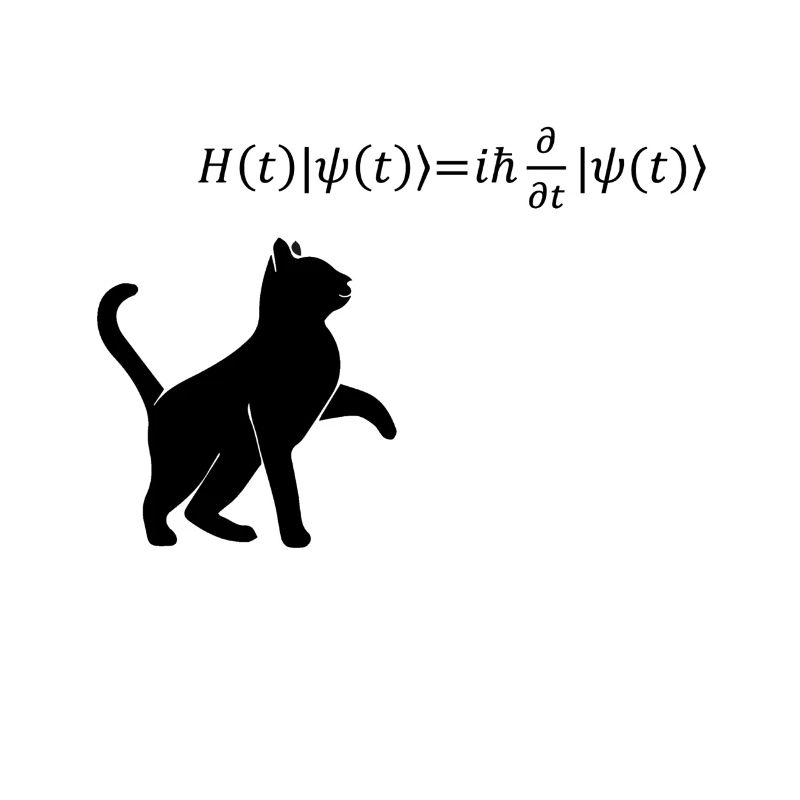 Schrödinger's Cat - Physicist Gift Physics Nerd