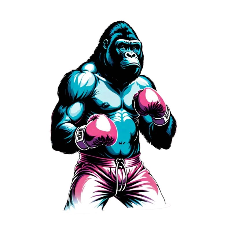 Boxe Boxeur Gorille