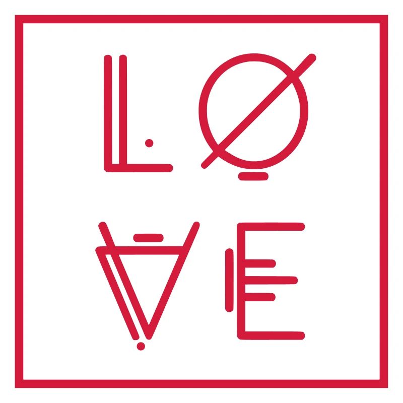 Love Liebe - abstrakte Kunst Vektorgraphik Vector