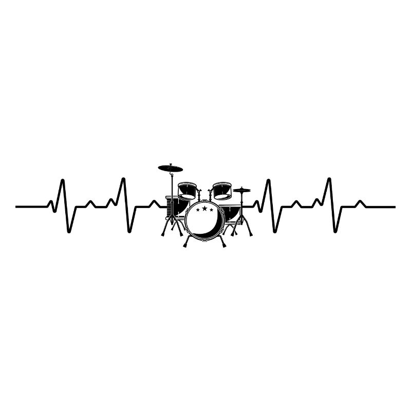 Drums heartbeat Drum Gift Drummer