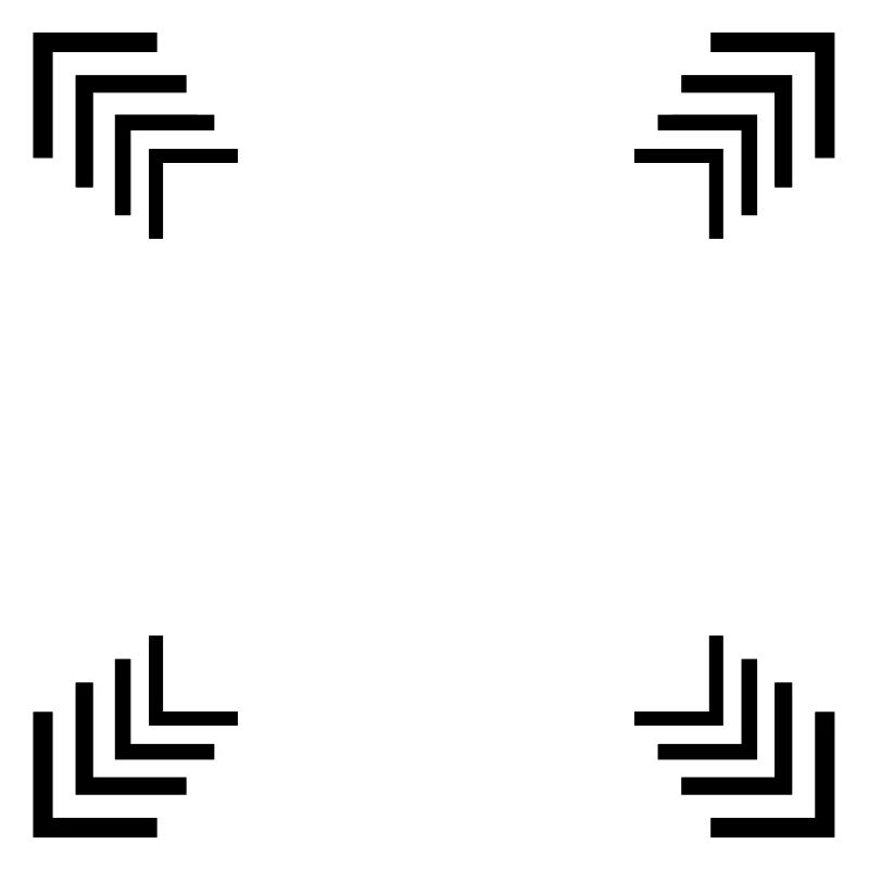 Square of several corners