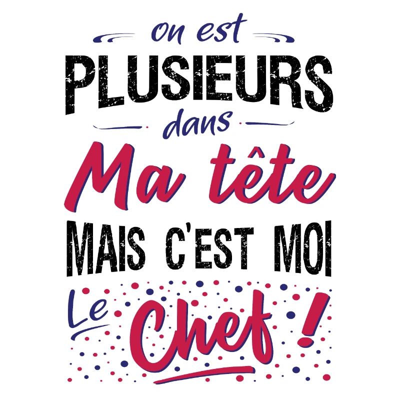 On est plusieurs dans ma tête, c'est moi le chef
