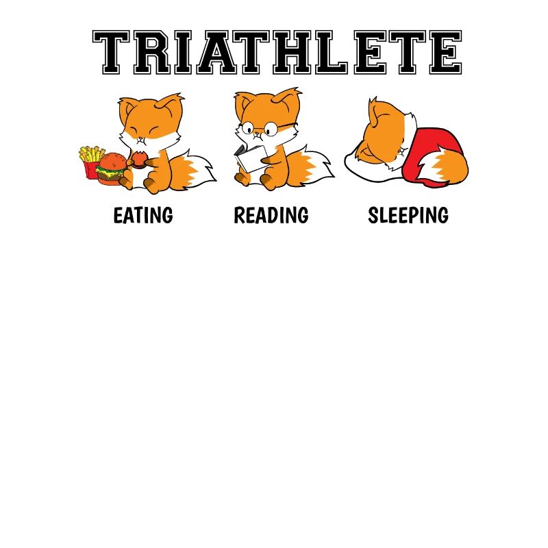 Essen Lesen Schlafen Repeat Fuchs Buch Geschenk