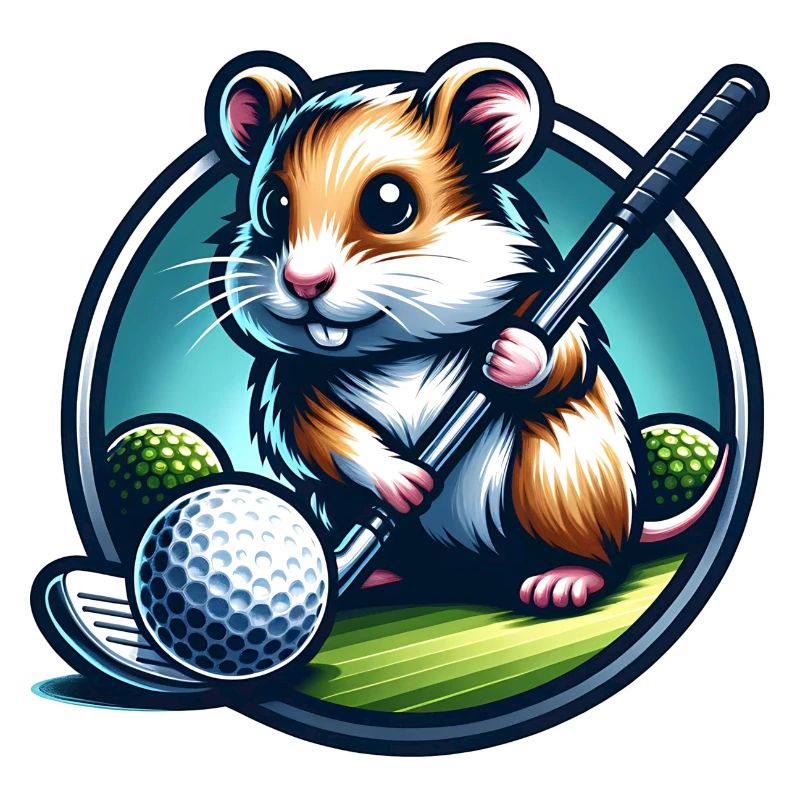 Conception de golfeur bouvier bernois drôle