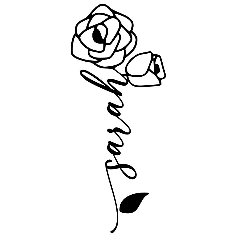 Sarah Surname First Name Name Flower