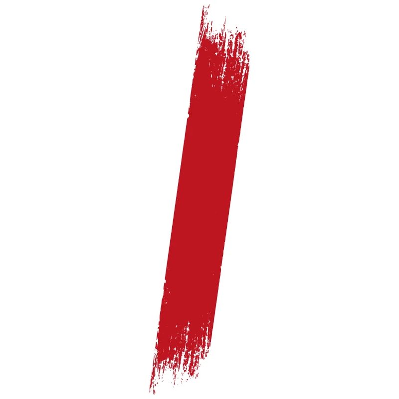 Farbe Klecks Spritzer Maler Geschenk Strich rot