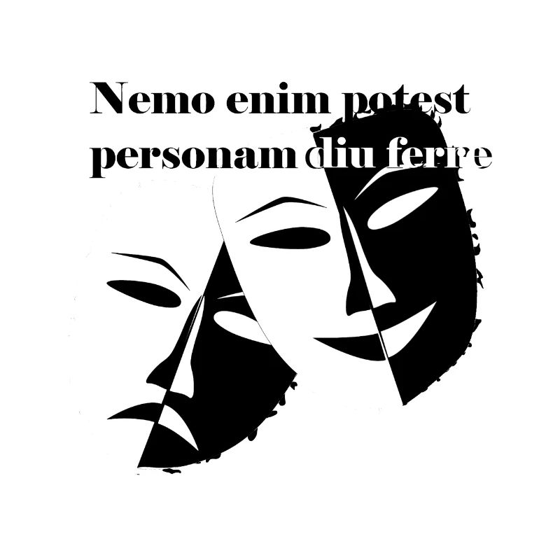 Latein Sprüche Masken Rom Geschenkidee witzig