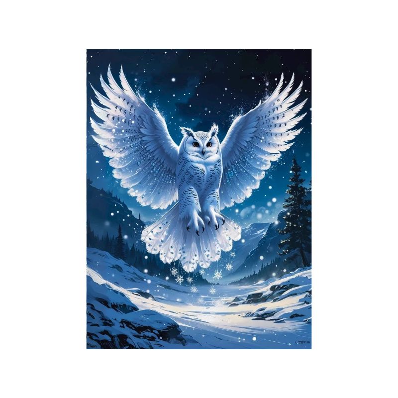 Schnee-Eule