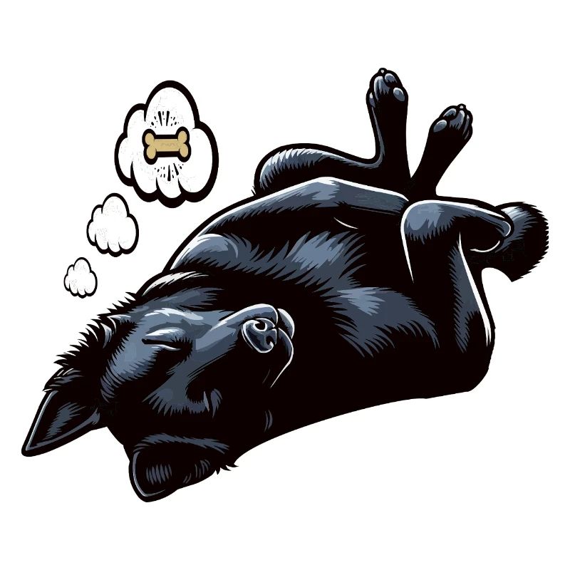 Schwarzer Schäferhund Schäferhundbesitzer 