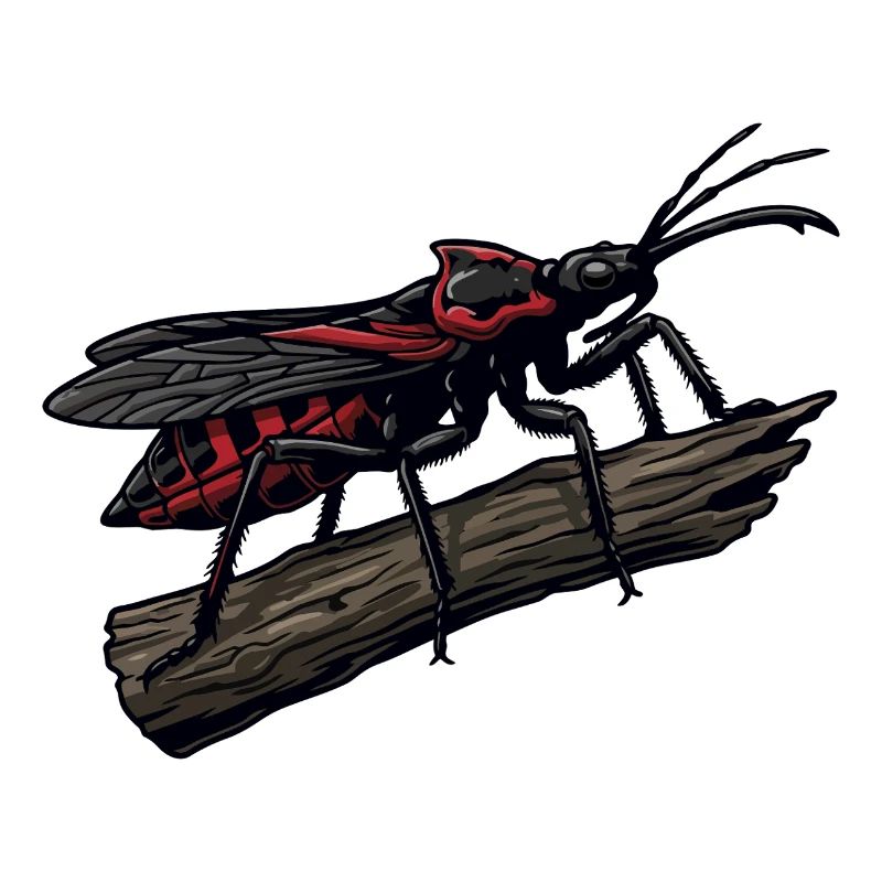 Bug Assassin Bug Hunter Red Strike Tattoo