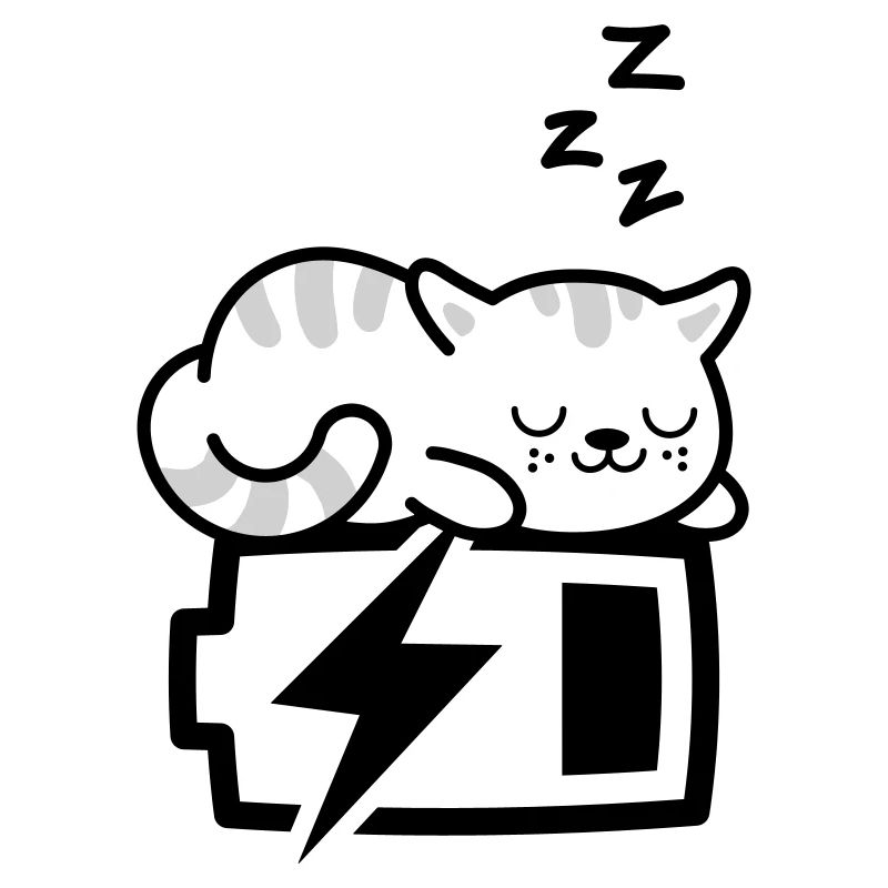 Sleepy Kitty (Farbe veränderbar - 3 Farben)