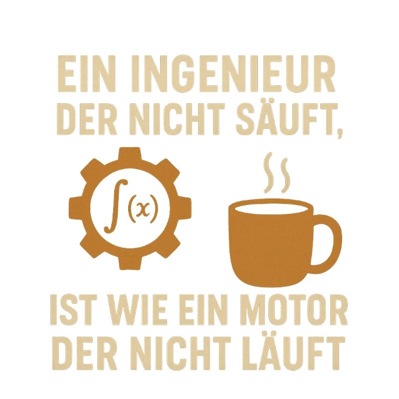 Ingenieur Humor Kaffee Motor