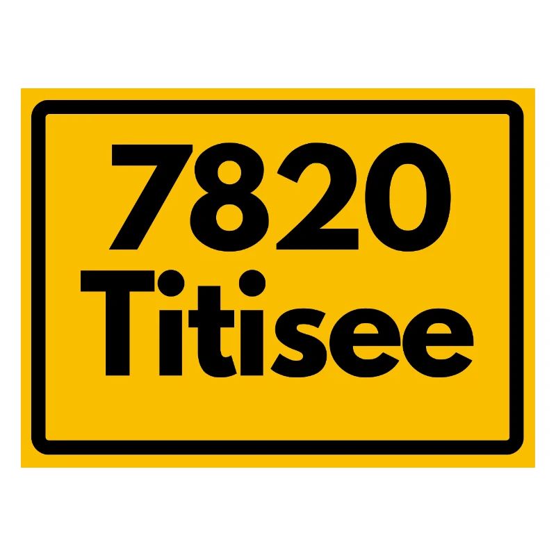 OLD POSTCODE POSTCODE RETRO 7820 TITISEE HEIMAT
