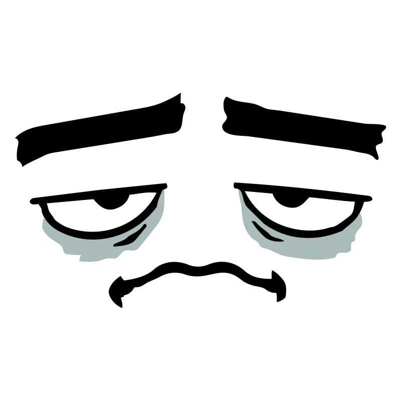 Grumpy sad disappointed face funny