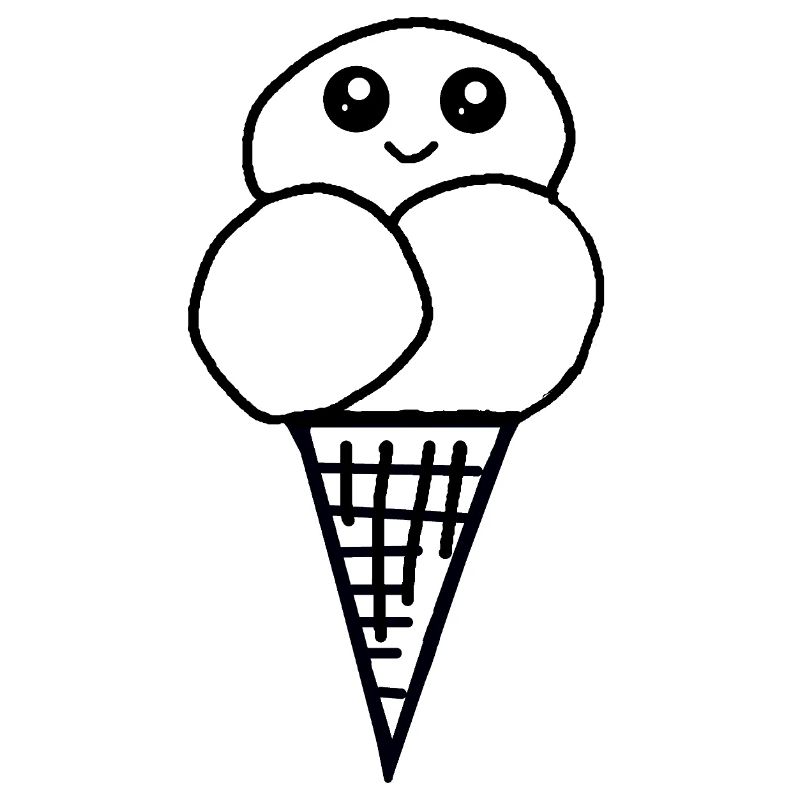 Eis Eiswaffel Eistüte Eiscreme Eiskrem