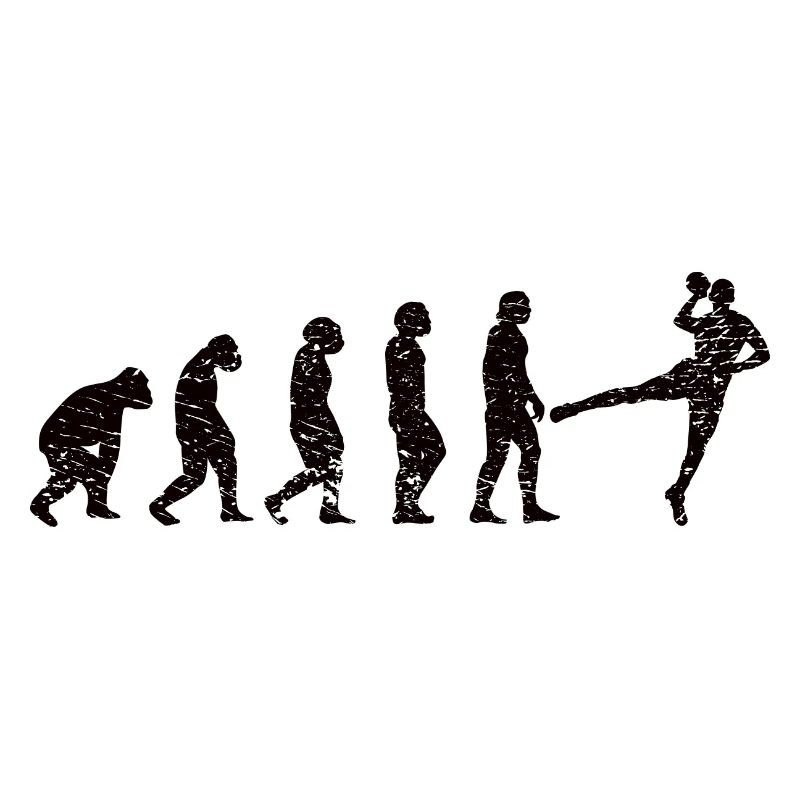 Handball Team Handballer Evolution Handball Player