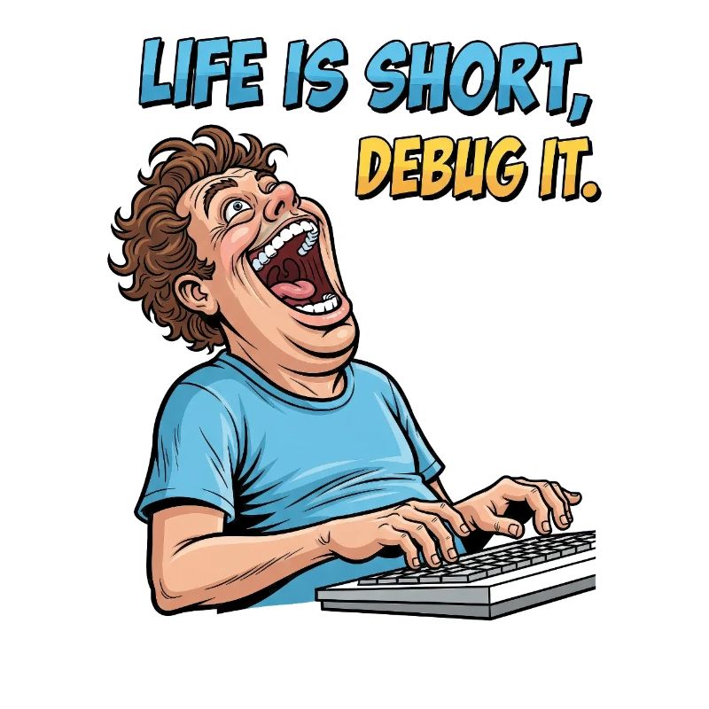 Debug Your Life: Witziges IT Programmierer Shirt