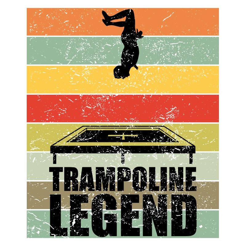 Trampoline Legend Trampoline Jump Retro Gift
