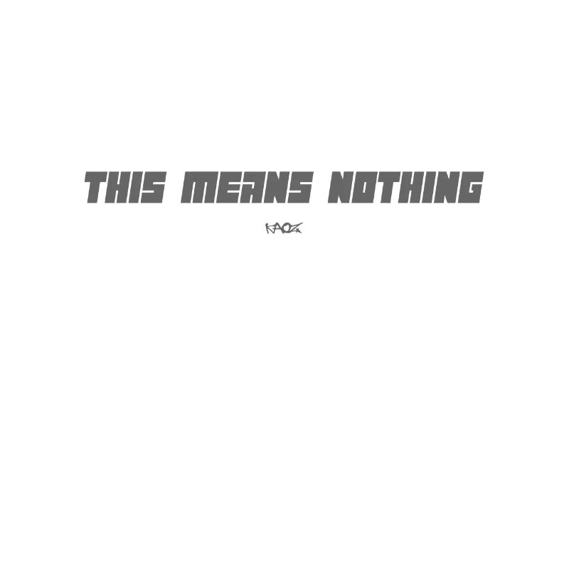 This means nothing
