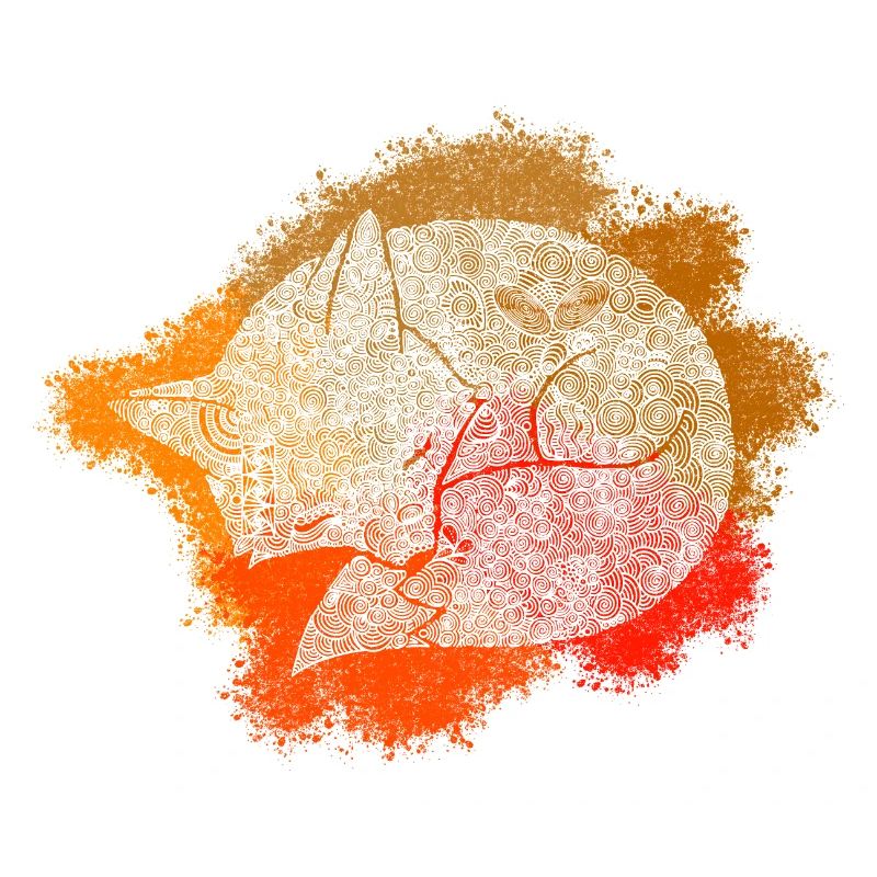 Zentangle Fuchs