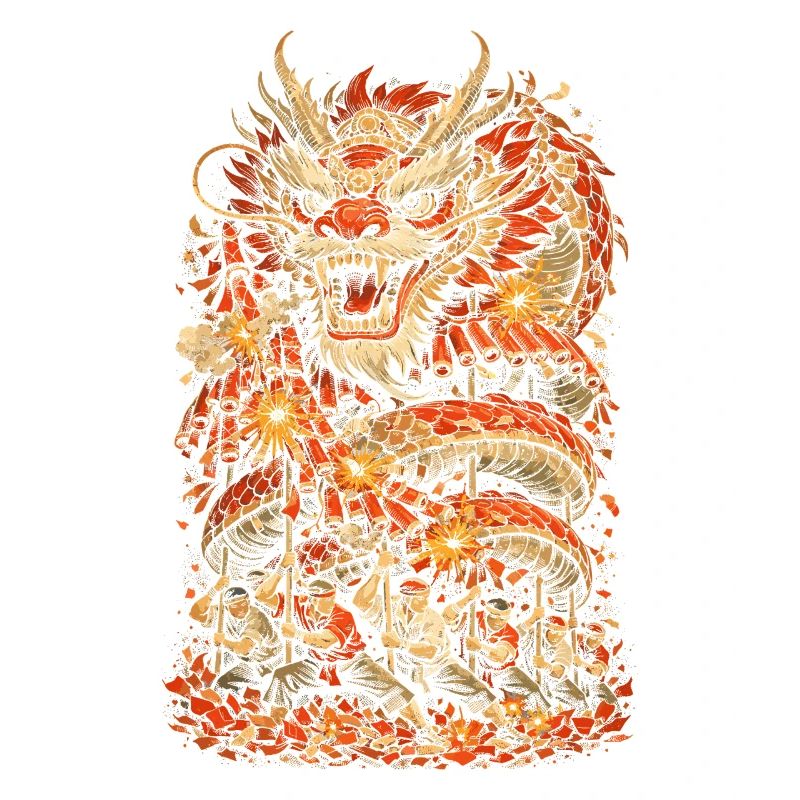 Dragon Dance Dragon Dance Fireworks