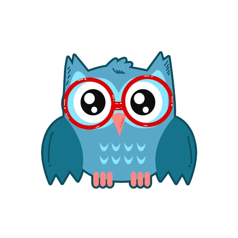 Eule mit Brille