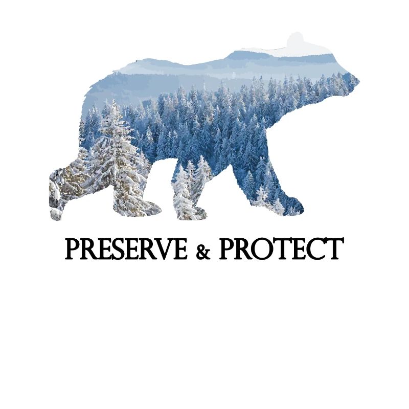 Bear Preserve & Protect Climate Change Environment