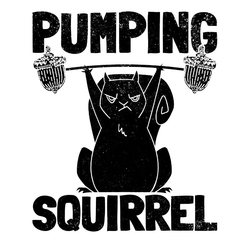 Eichhörnchen Powerlifting Eichhörnchen