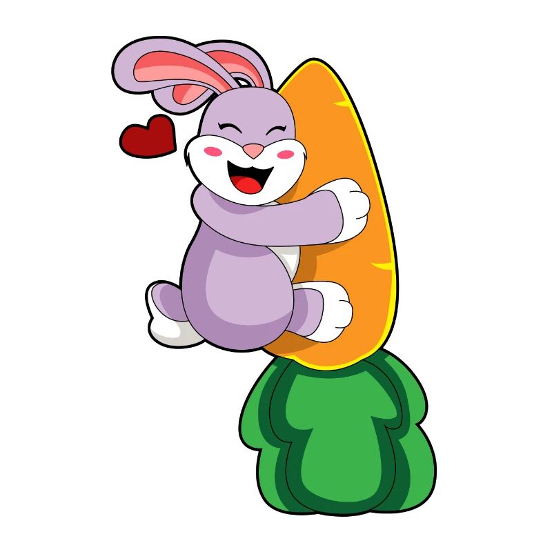 Rabbit with carrot