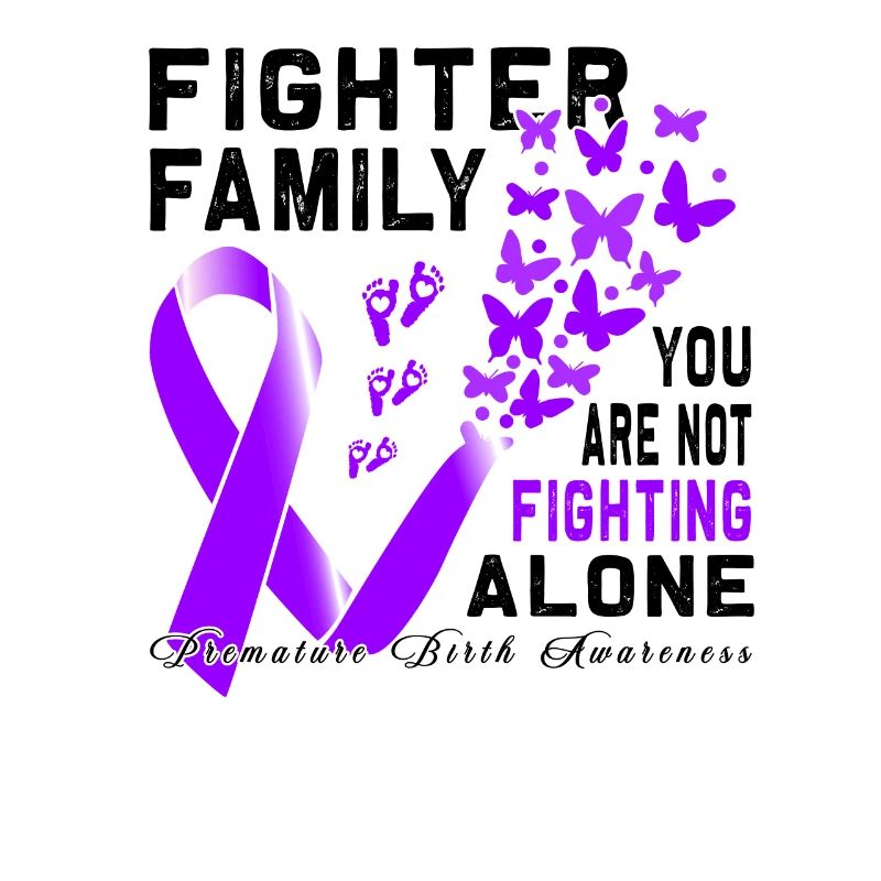 Arc violet conscient de la naissance prématurée