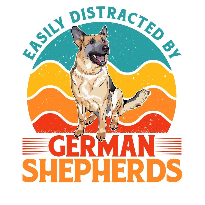 Leicht ablenkbar durch Deutsche Schäferhunde
