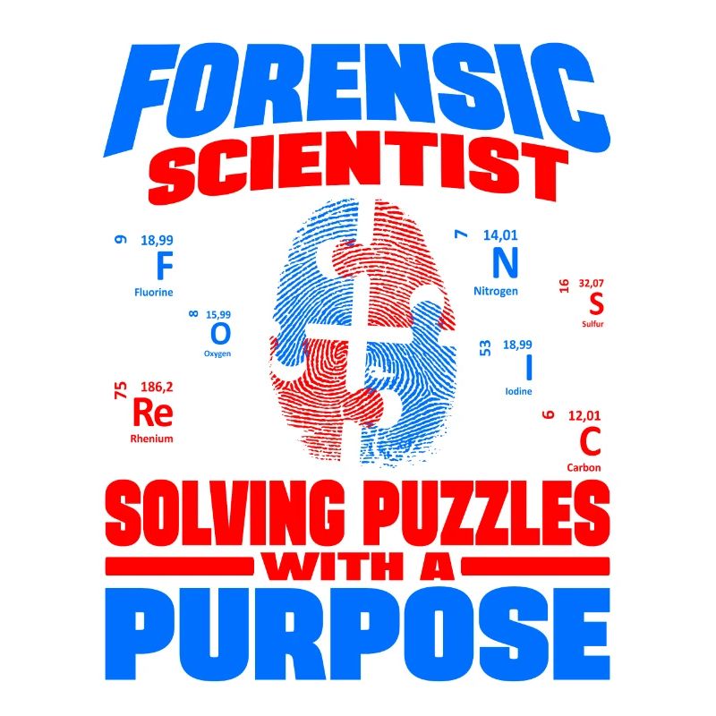 Criminology Forensic Scientist Solving Puzzles