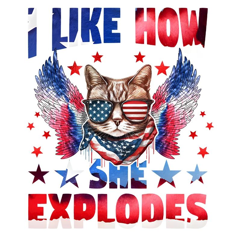 I like how she explodes