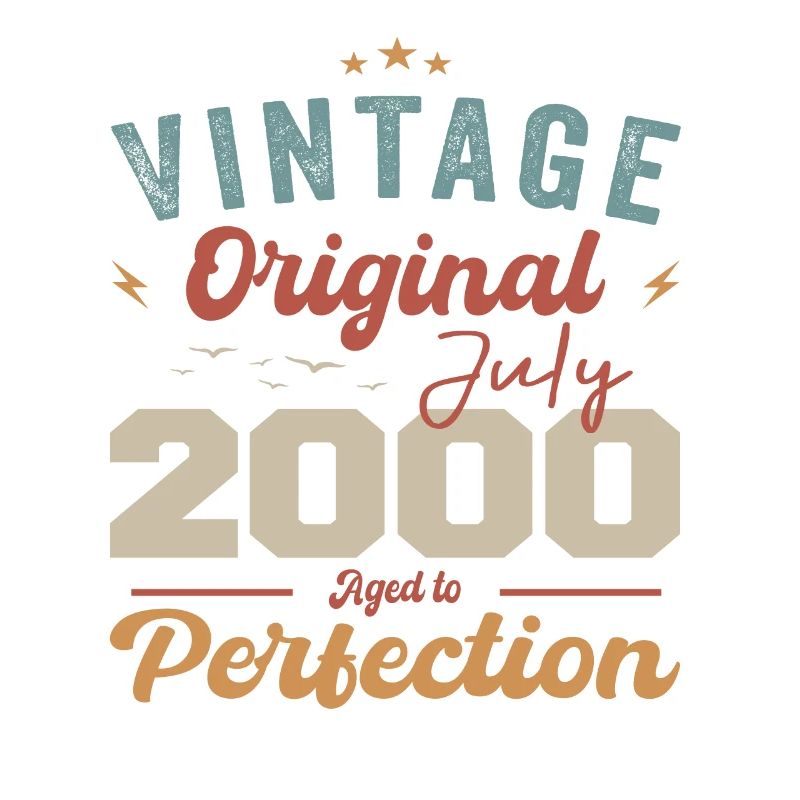 Juli 2000 Geburtstag Juli 2000 Original 2000 Juli