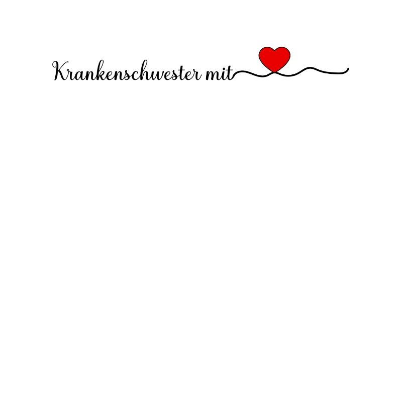Krankenschwester mit Herz - Krankenschwester