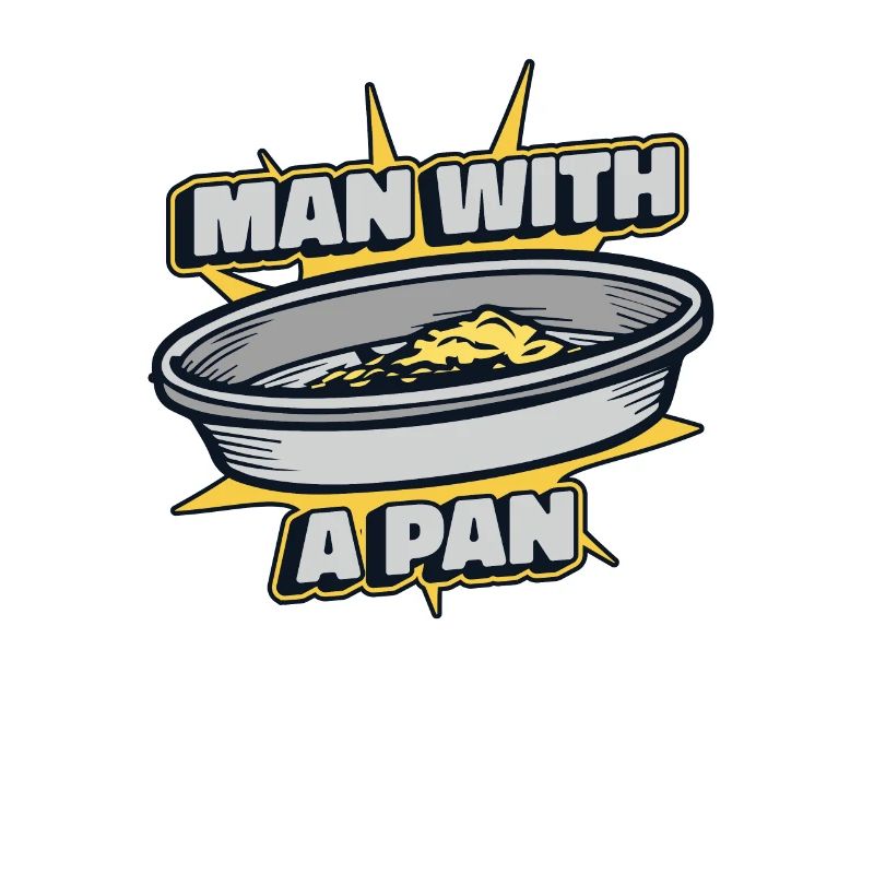 Man With A Pan Prospecting Miner Placer Mining