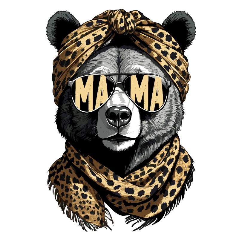 Lustiger Mama Bär Mutter Bärin Muttertag