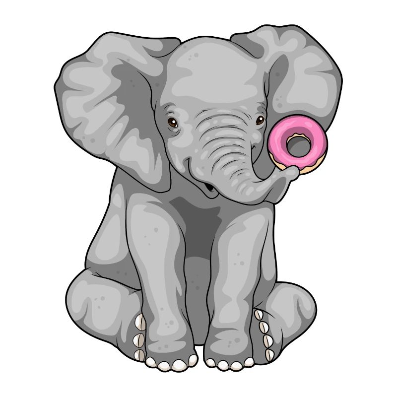 Elephant Donut