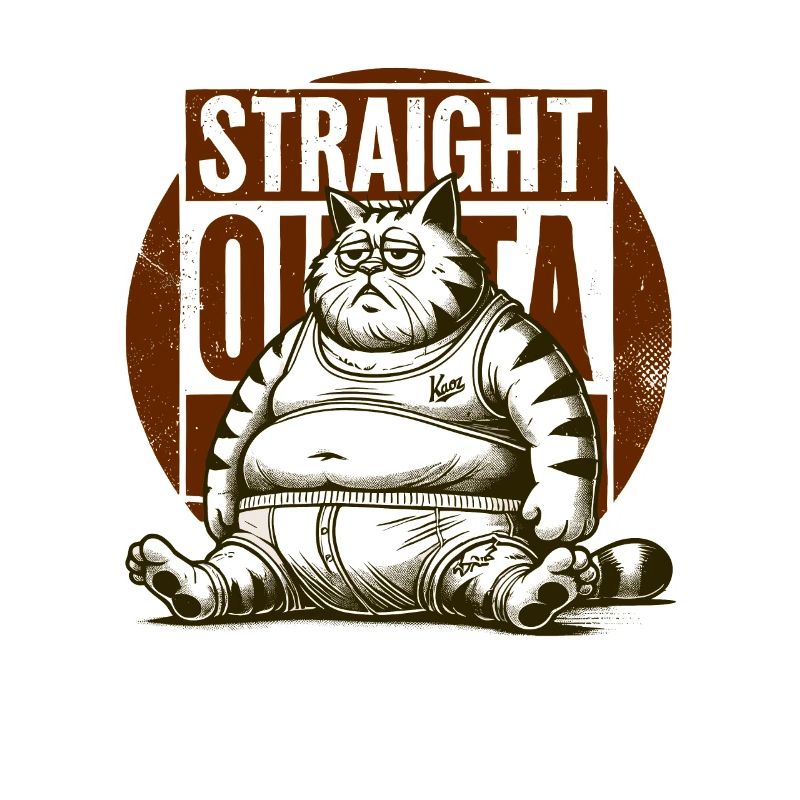 Gros chat, à bout de souffle