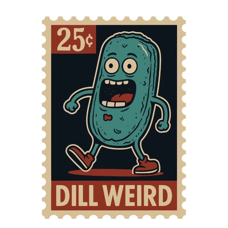 Concombre étrange comme timbre