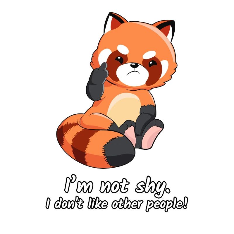 Red Panda pas timide cadeau de déclaration